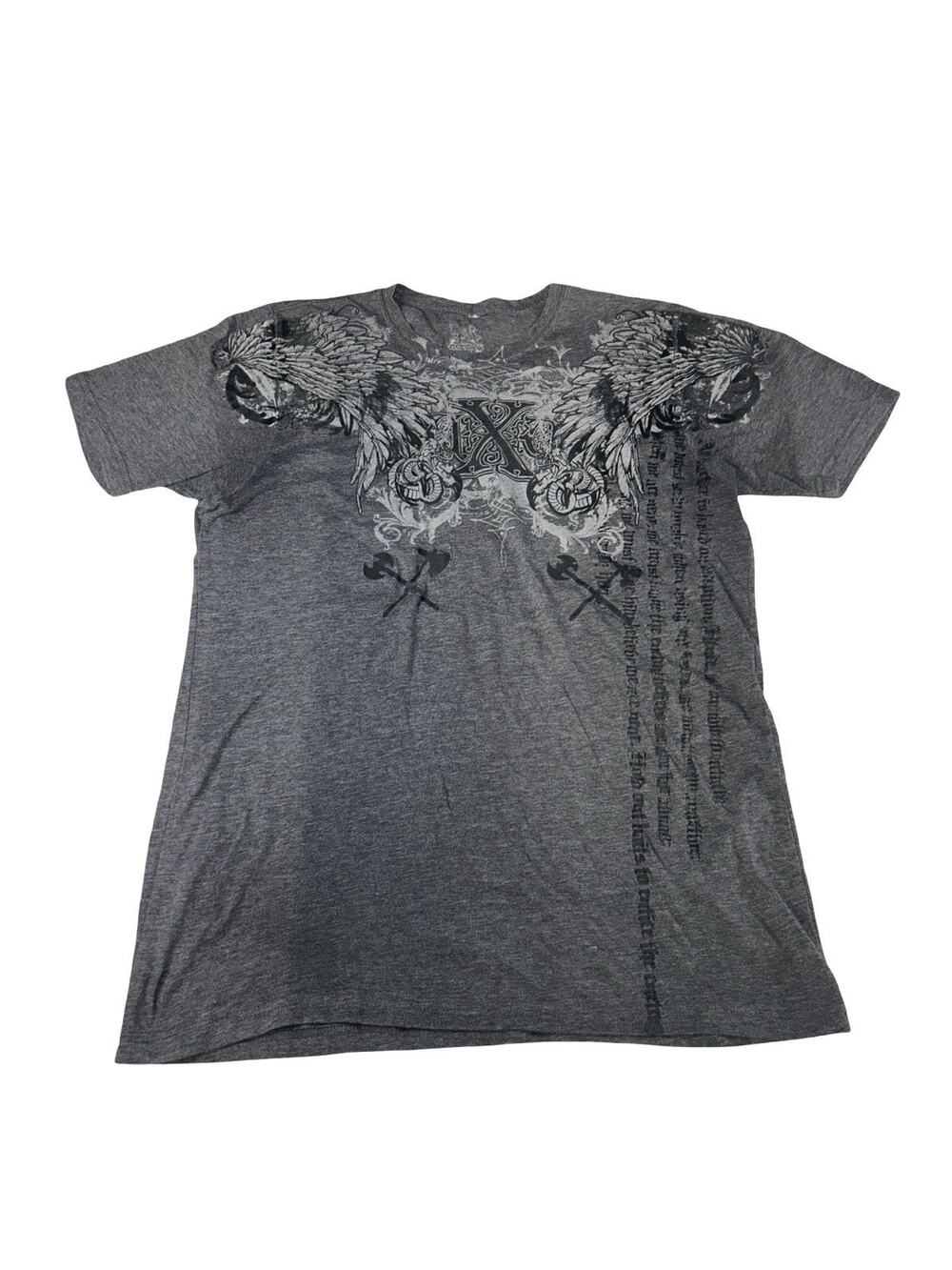 Raw Uncut Strength & Armor Chemistry Y2K T-Shirt Men’s Large Gray Graphic